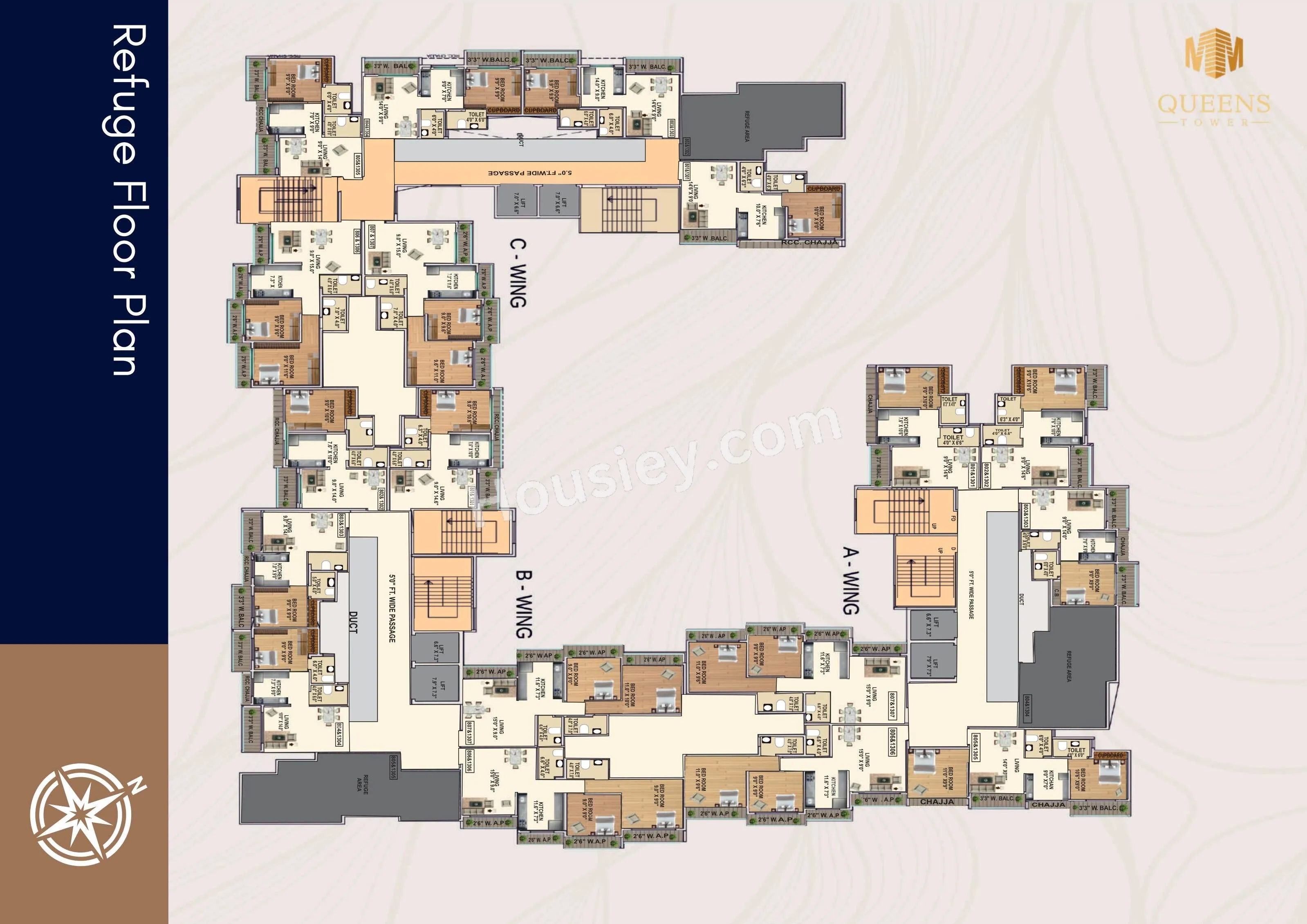 Queens Tower Phase 1 Floor plan 2